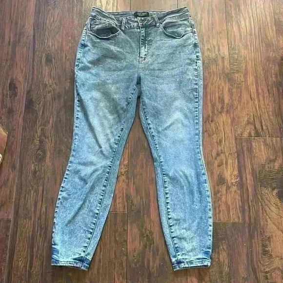 Judy Blue Size 14w Acid Wash Skinny Jeans Style # JB88155 - Picture 2 of 10